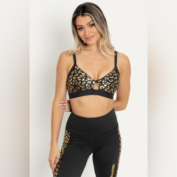 💚 2 for $60 - Blackmilk - XL - GOLDEN LEOPARD TWIST CROP - LIMITED - Picture 1 of 8